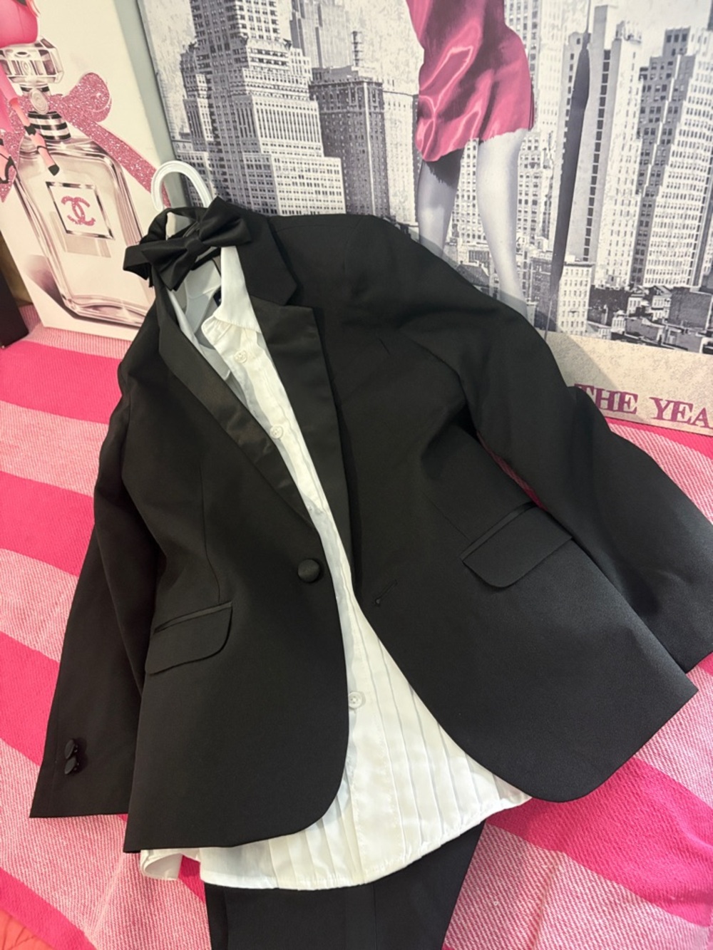 Nautica Black kids 4 piece Suit with White Dress Shirt - Picture 8 of 8